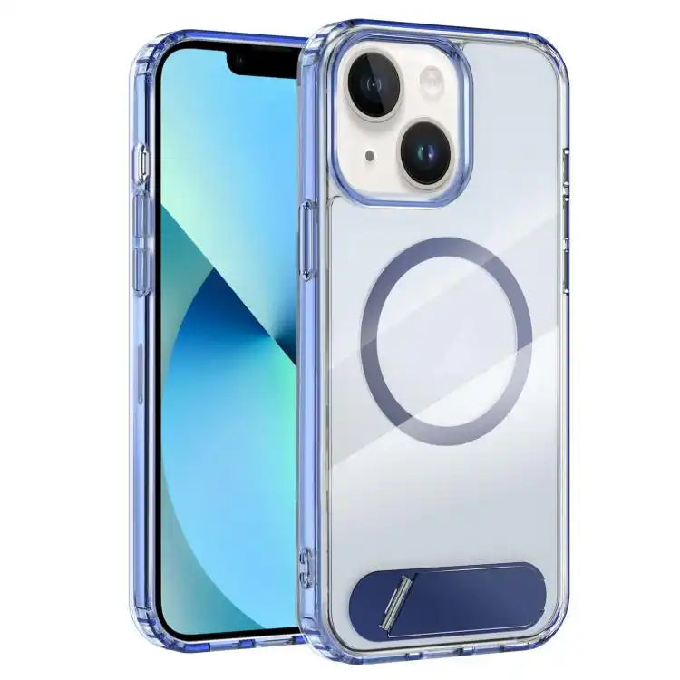 Clear PC Hybrid TPU MagSafe Phone Case with Holder
