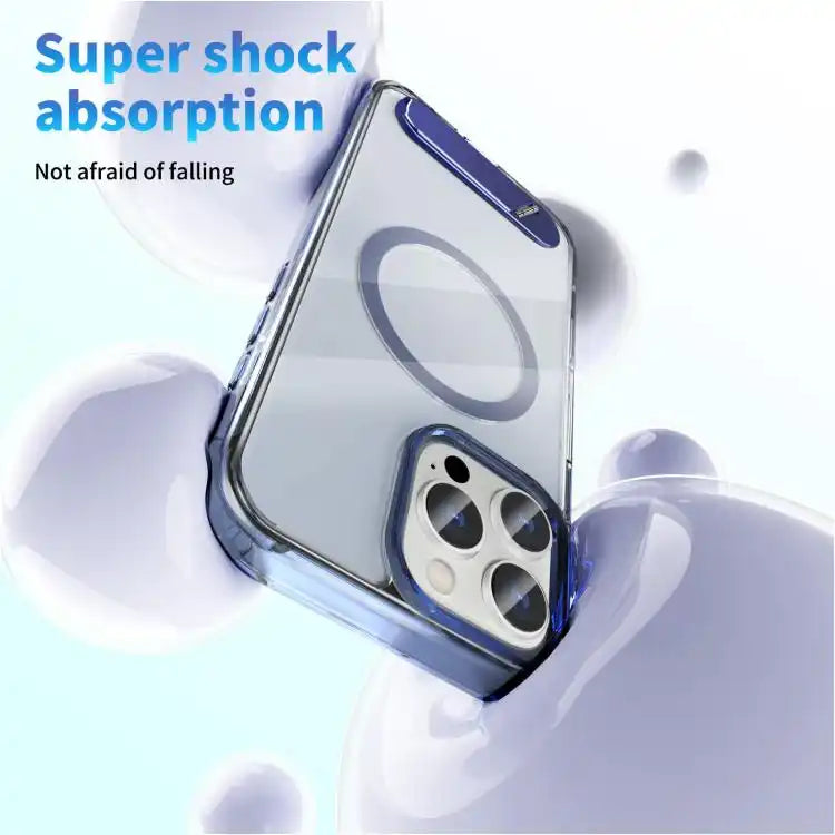 Clear PC Hybrid TPU MagSafe Phone Case with Holder