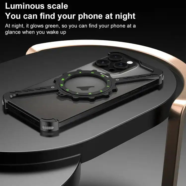 Z-shaped Frameless Metal 360 Holder MagSafe Phone Case