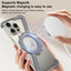 Z-shaped Frameless Metal 360 Holder MagSafe Phone Case