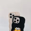 Cartoon Sausage Mouth TPU Phone Case with Bead Chain
