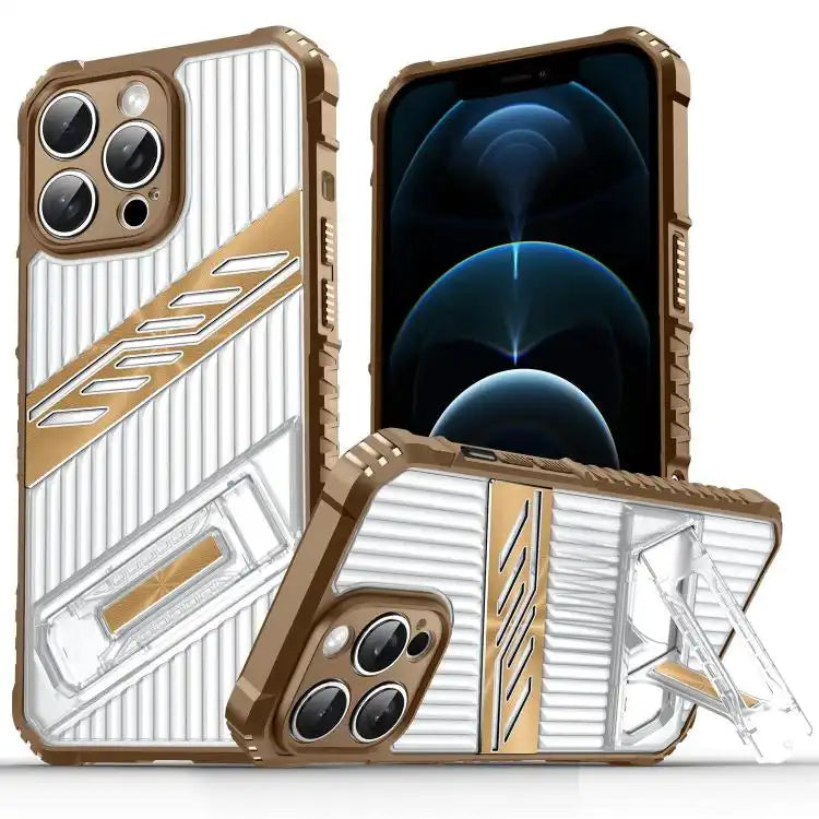 Plating Holder PC Hybrid TPU Phone Case