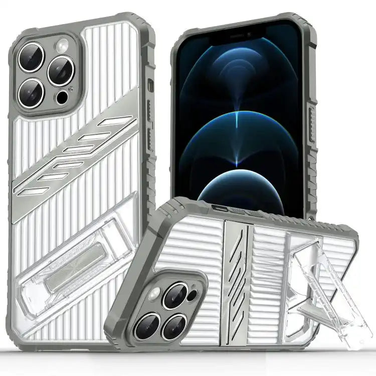 Plating Holder PC Hybrid TPU Phone Case