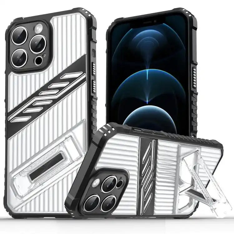 Plating Holder PC Hybrid TPU Phone Case