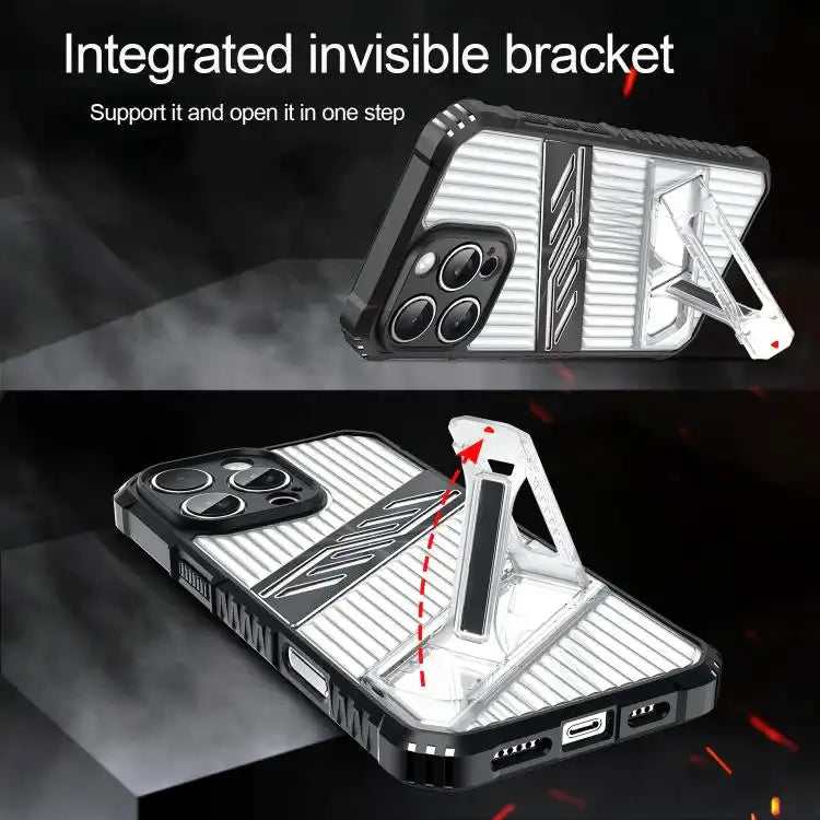 Plating Holder PC Hybrid TPU Phone Case