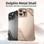 Dolphin Metal Hybrid PC Transparent Back Panel Phone Case