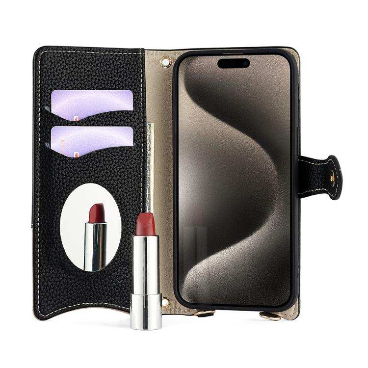 Crossbody Chain Fishtail Litchi Leather Phone Case