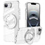 Frosted 360 Degree MagSafe Magnetic Holder Phone Case