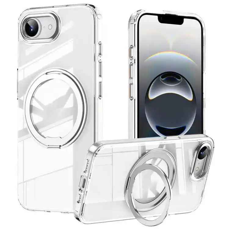 Frosted 360 Degree MagSafe Magnetic Holder Phone Case