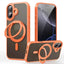 Frosted 360 Degree MagSafe Magnetic Holder Phone Case
