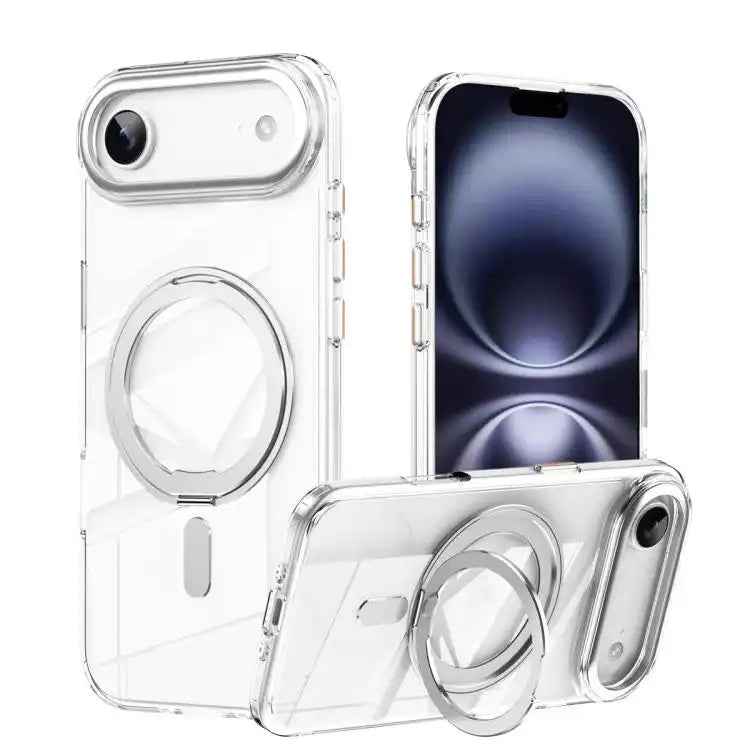 Frosted 360 Degree MagSafe Magnetic Holder Phone Case