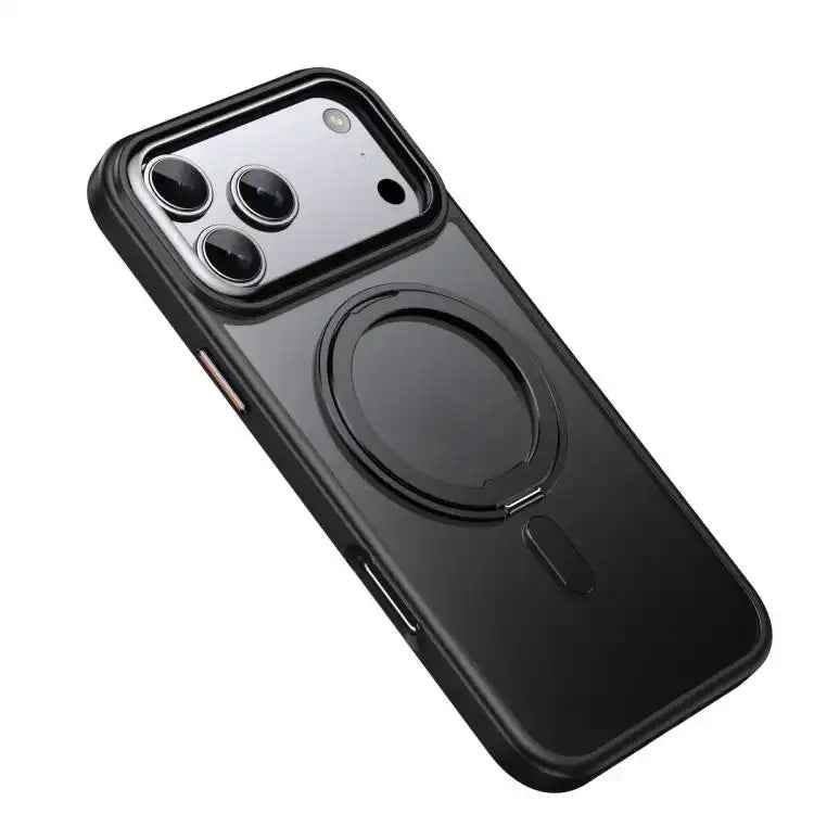 Frosted 360 Degree MagSafe Magnetic Holder Phone Case
