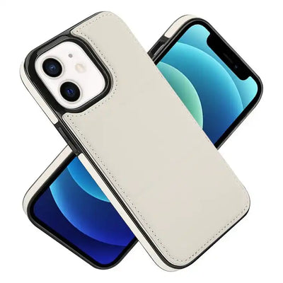 Tri-fold Holder Leather Phone Case with Card Slot