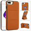 Tri-fold Holder Leather Phone Case with Card Slot