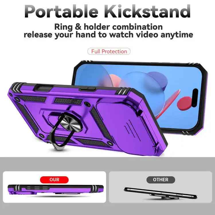 Sliding Camshield Holder Phone Case