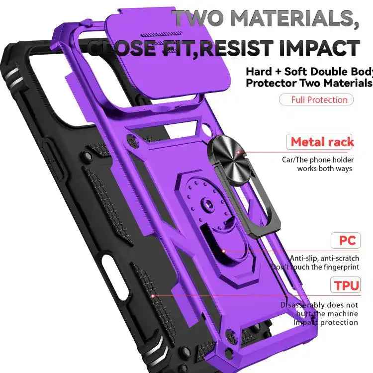 Sliding Camshield Holder Phone Case
