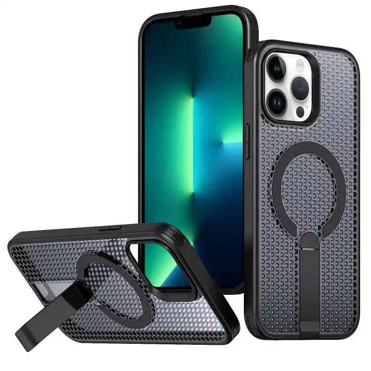 Honeycomb Cooling MagSafe Holder Phone Case