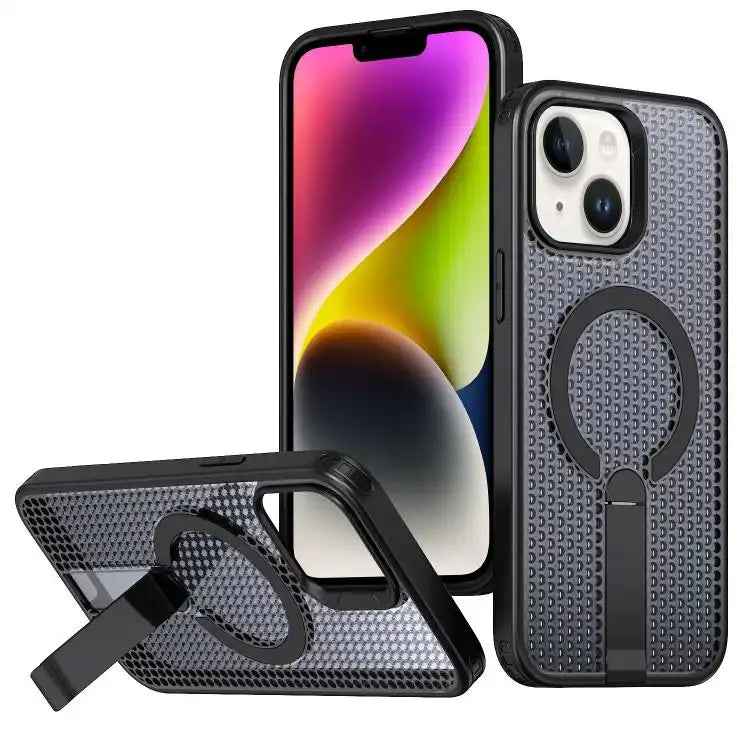 Honeycomb Cooling MagSafe Holder Phone Case
