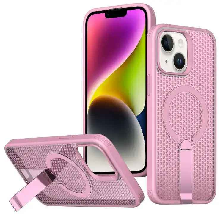 Honeycomb Cooling MagSafe Holder Phone Case