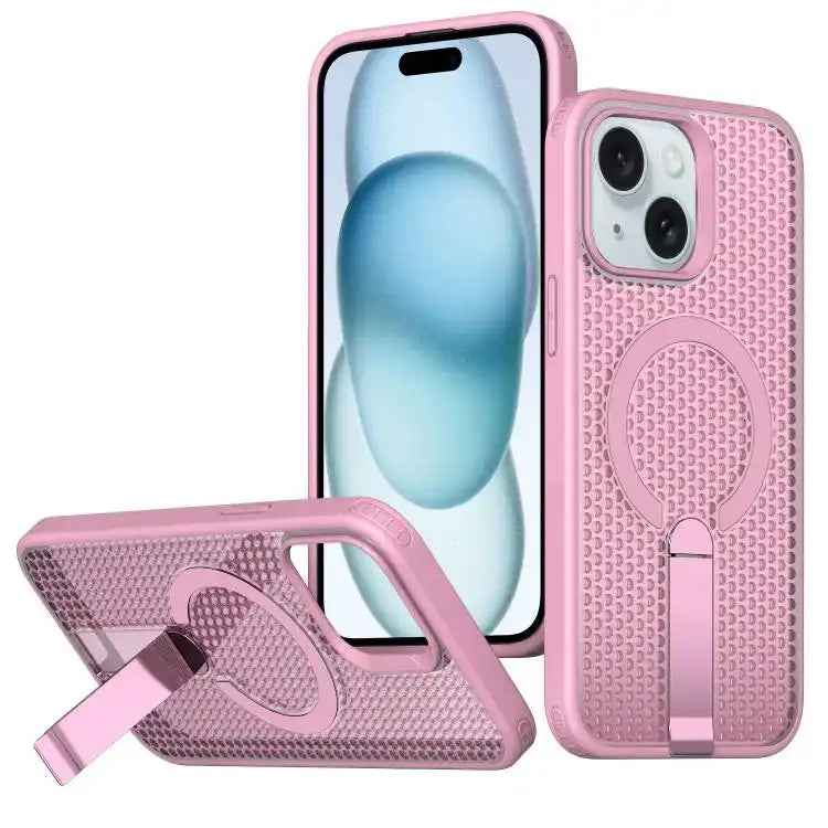 Honeycomb Cooling MagSafe Holder Phone Case