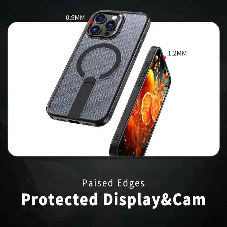 Honeycomb Cooling MagSafe Holder Phone Case