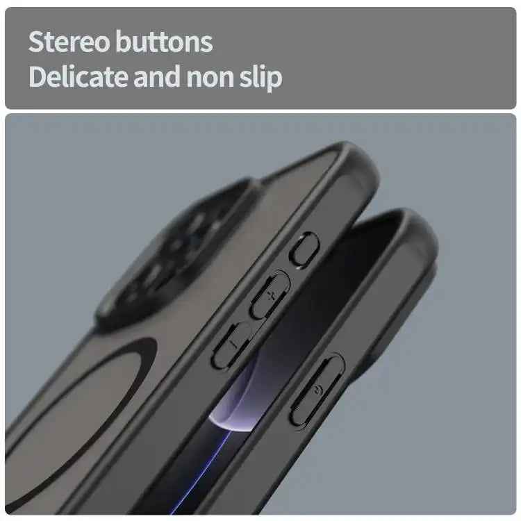 Fan Dun Series TPU Hybrid PC Frosted Magsafe Phone Case