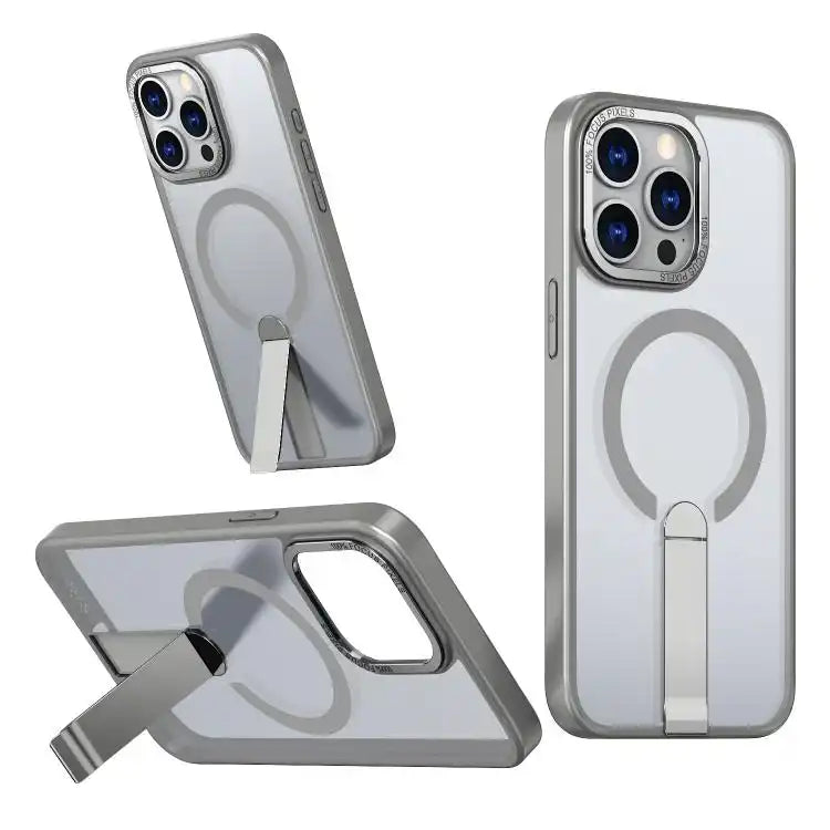 Star Shine Series TPU + PC MagSafe Phone Case with Fold Holder