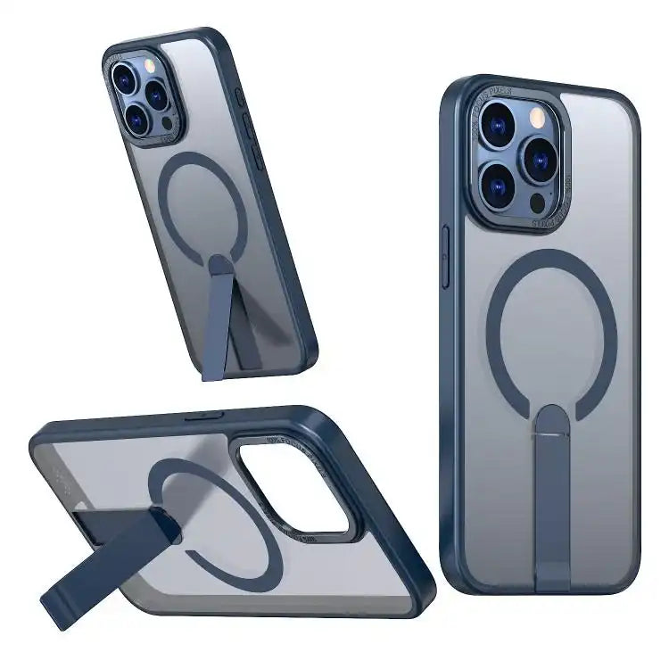 Star Shine Series TPU + PC MagSafe Phone Case with Fold Holder