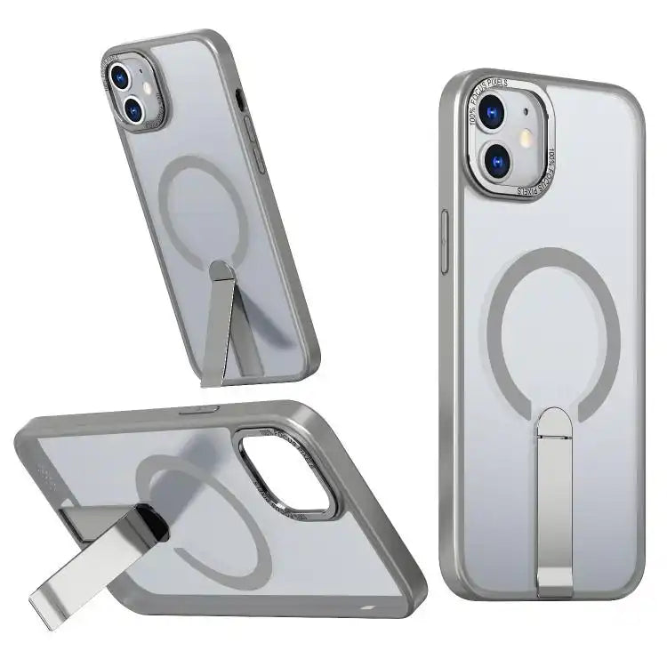 Star Shine Series TPU + PC MagSafe Phone Case with Fold Holder