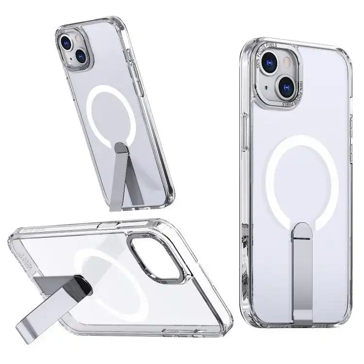 Star Shine Series TPU + PC MagSafe Phone Case with Fold Holder