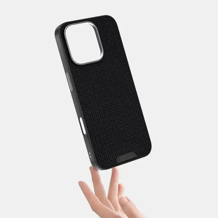 ABEEL Ruyi Pattern 6D Micro Relief MagSafe Leather Phone Case