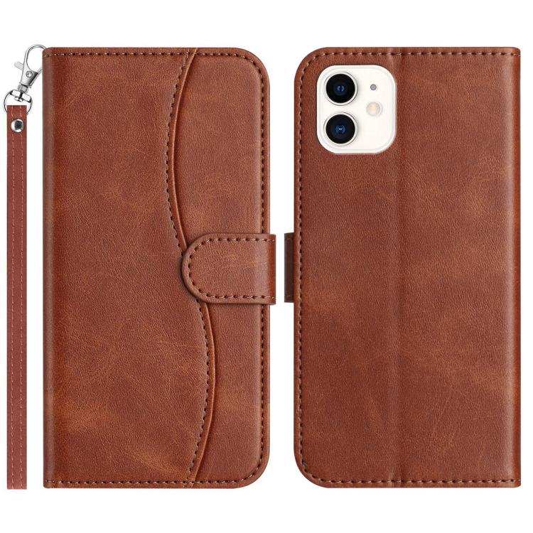 Dual-Folded S-shape Leather Phone Case