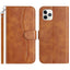 Dual-Folded S-shape Leather Phone Case