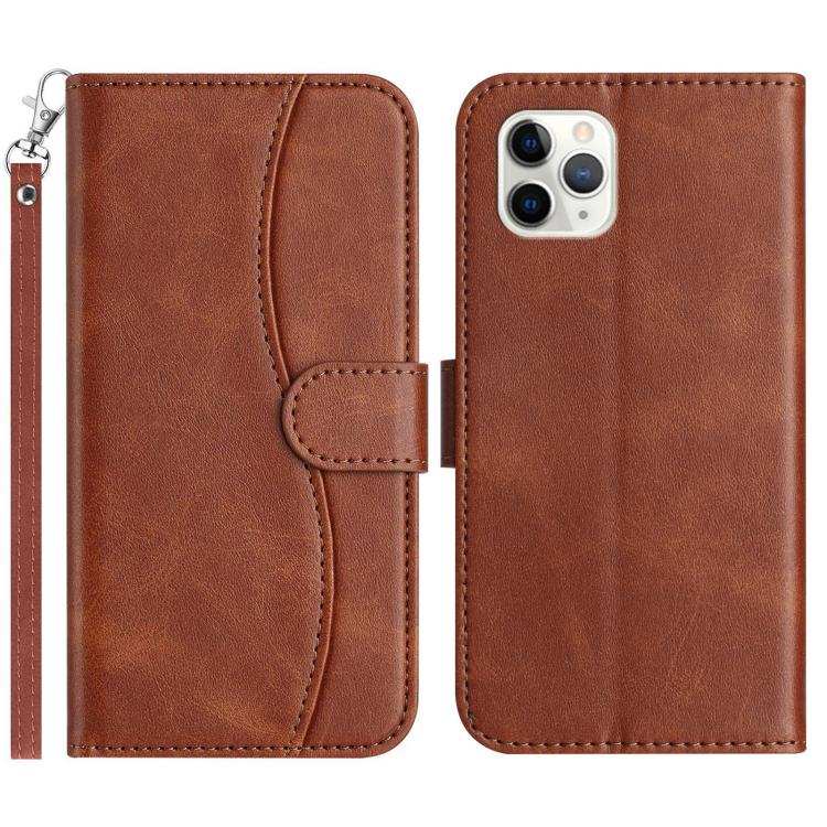 Dual-Folded S-shape Leather Phone Case