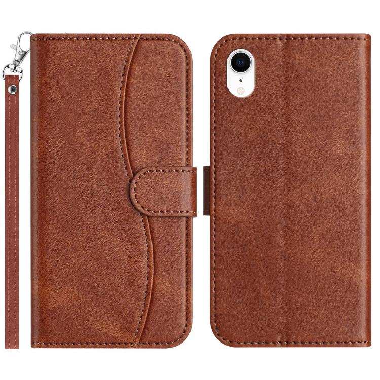 Dual-Folded S-shape Leather Phone Case