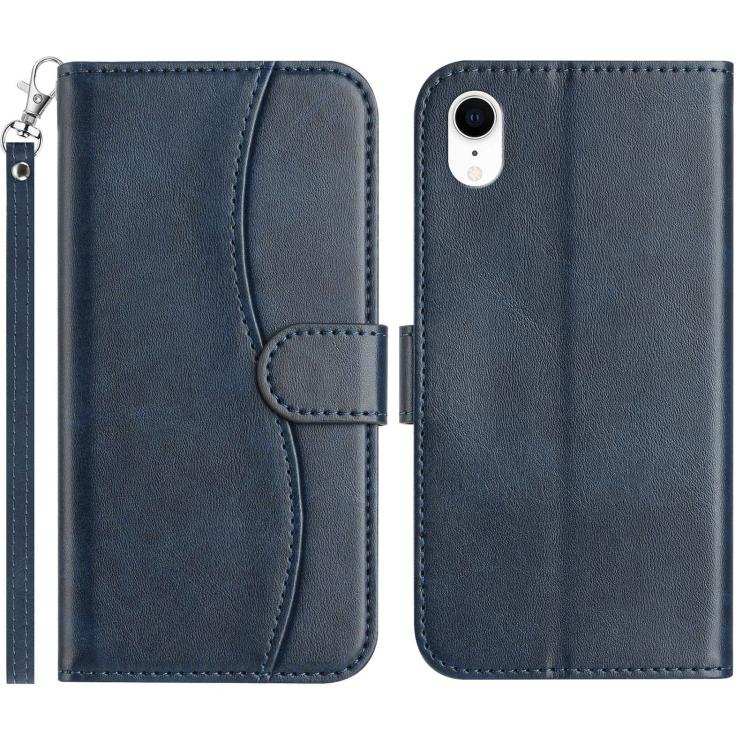 Dual-Folded S-shape Leather Phone Case