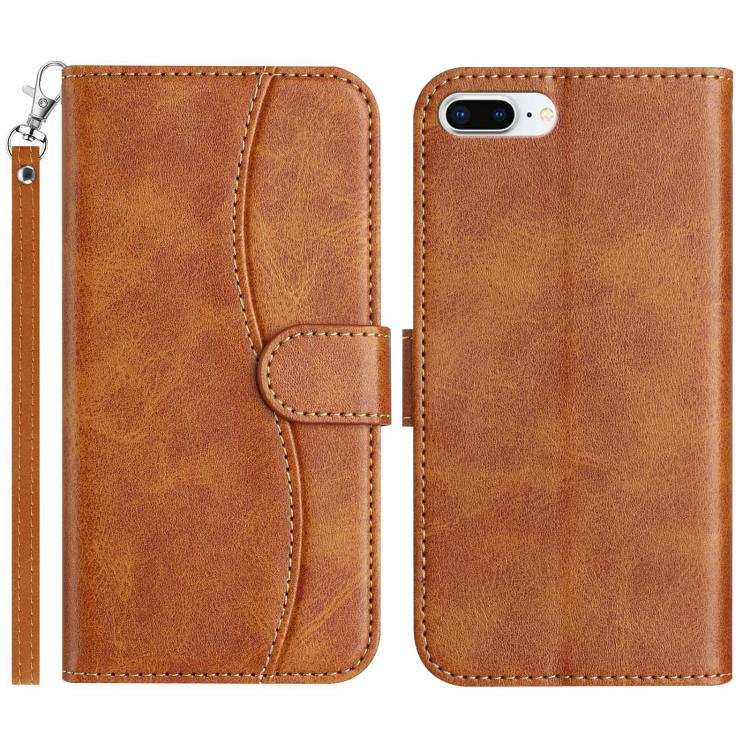 Dual-Folded S-shape Leather Phone Case