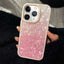 PC Lens Ring Gradient Shell Texture 3 in 1 Phone Case