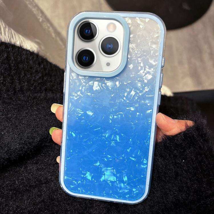 PC Lens Ring Gradient Shell Texture 3 in 1 Phone Case