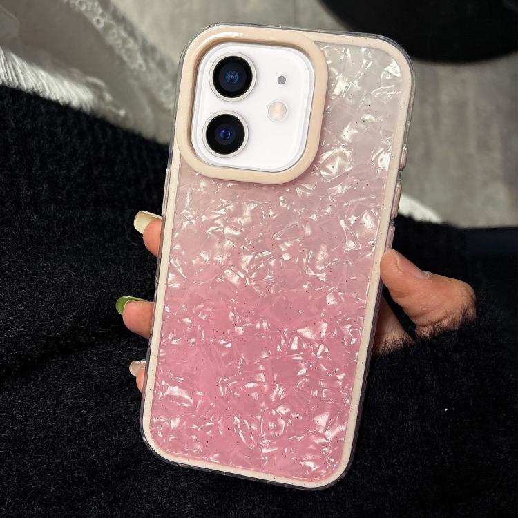 PC Lens Ring Gradient Shell Texture 3 in 1 Phone Case