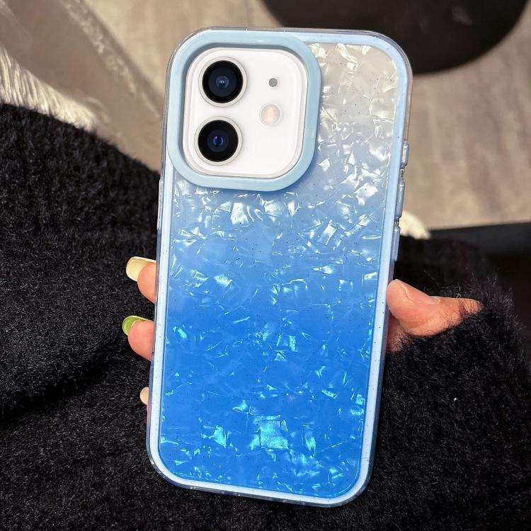 PC Lens Ring Gradient Shell Texture 3 in 1 Phone Case