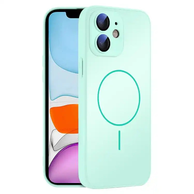 Thin Circle MagSafe Skin-feel AG Glass Phone Case