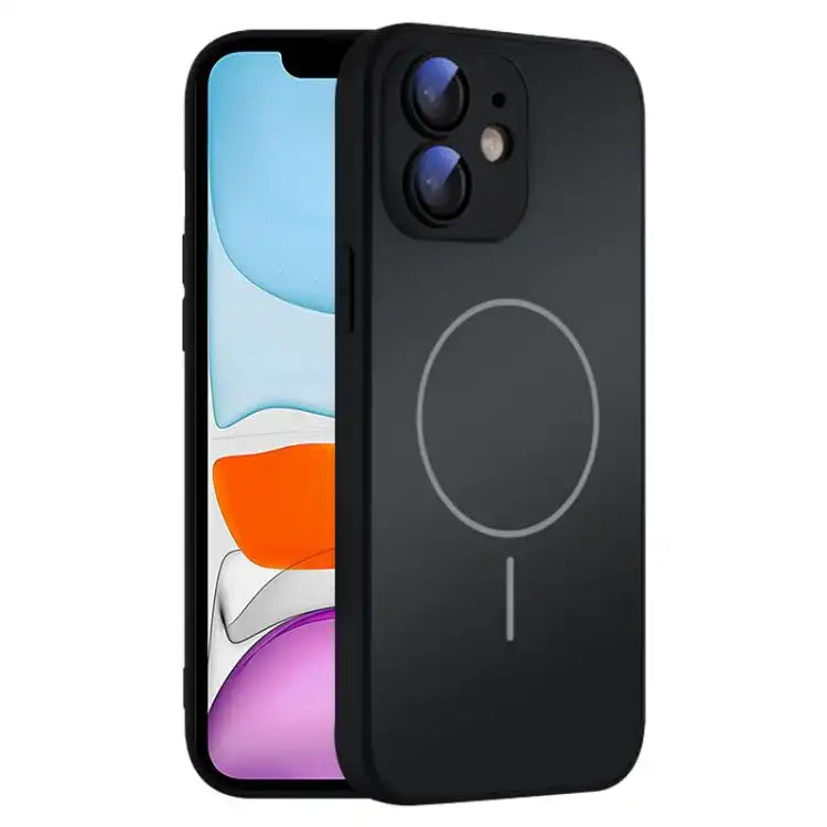 Thin Circle MagSafe Skin-feel AG Glass Phone Case