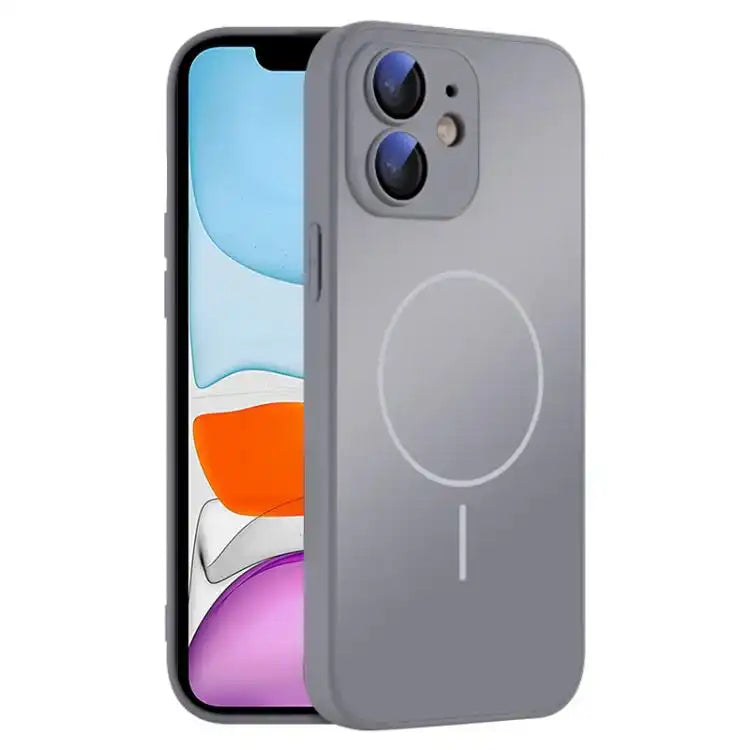 Thin Circle MagSafe Skin-feel AG Glass Phone Case