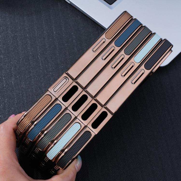 Electroplating Soft Side Sticker Leather MagSafe Phone Case