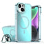 Plating Gradient Discolor MagSafe Phone Case with Holder