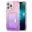 Gradient Color TPU + PC Card Slot Full Coverage Phone Case
