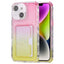Gradient Color TPU + PC Card Slot Full Coverage Phone Case