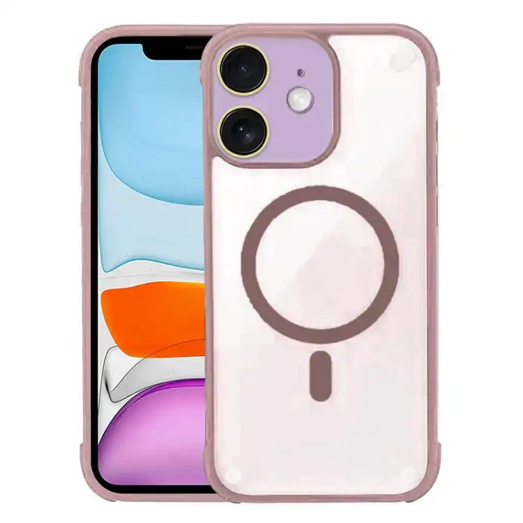 Shockproof MagSafe Magnetic TPU Hybrid Acrylic Phone Case