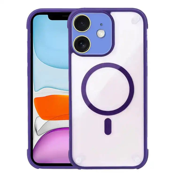 Shockproof MagSafe Magnetic TPU Hybrid Acrylic Phone Case
